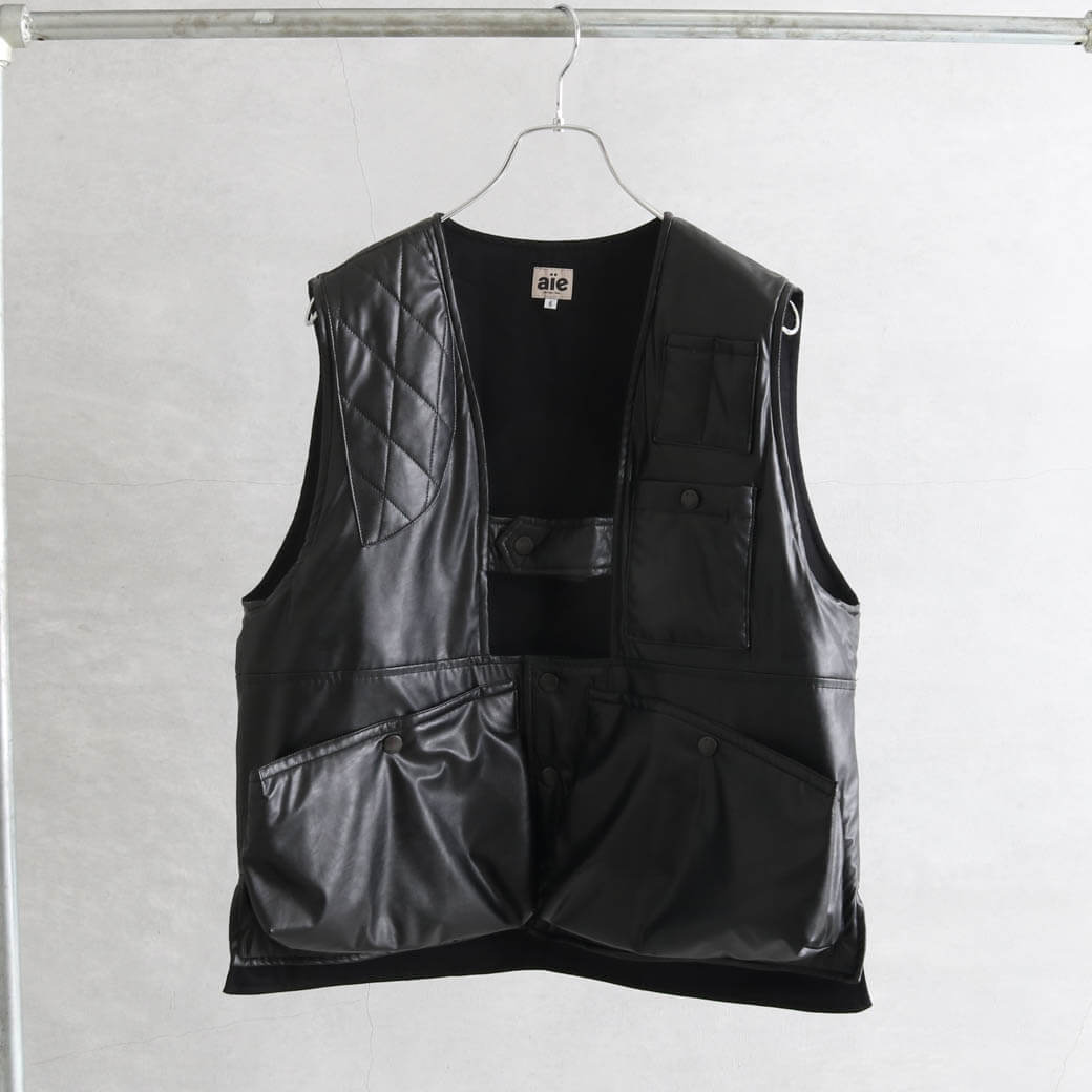 AiE エーアイイー GAME VEST - SYNTHETIC LEATHER