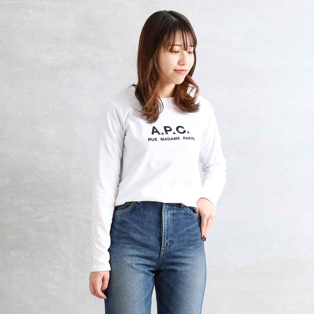 A.P.C. アーペーセー リュ・マダム長袖Tシャツ