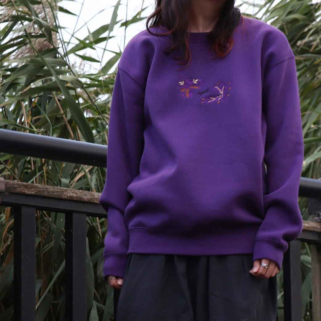 azuki アズキ Flame logo sweat