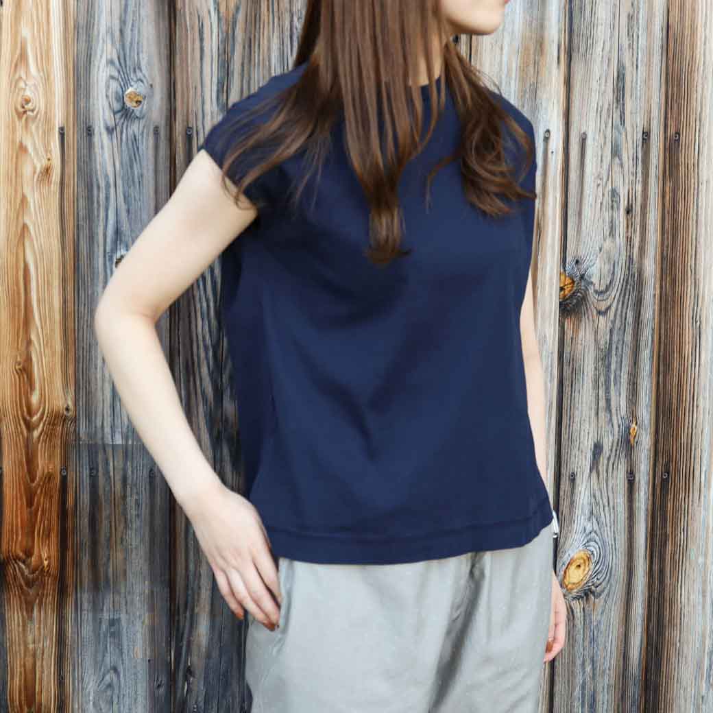 BIWACOTTON ビワコットン フレンチスリーブTシャツ
