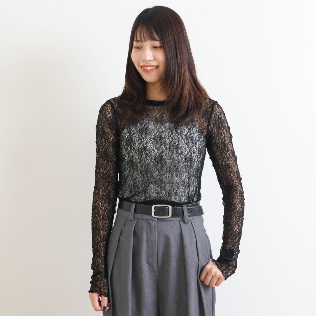 BORNFREE ORIGINALS ボーンフリー ストレッチクルーネックプルオーバー