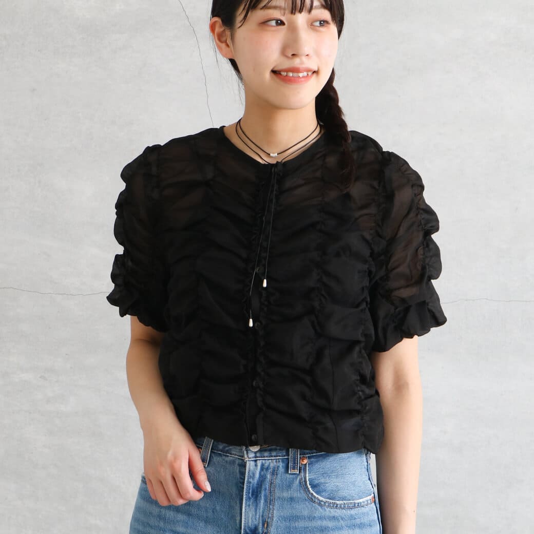 BORNFREE ORIGINALS ボーンフリーオリジナル ホックシャーリングカーデ
