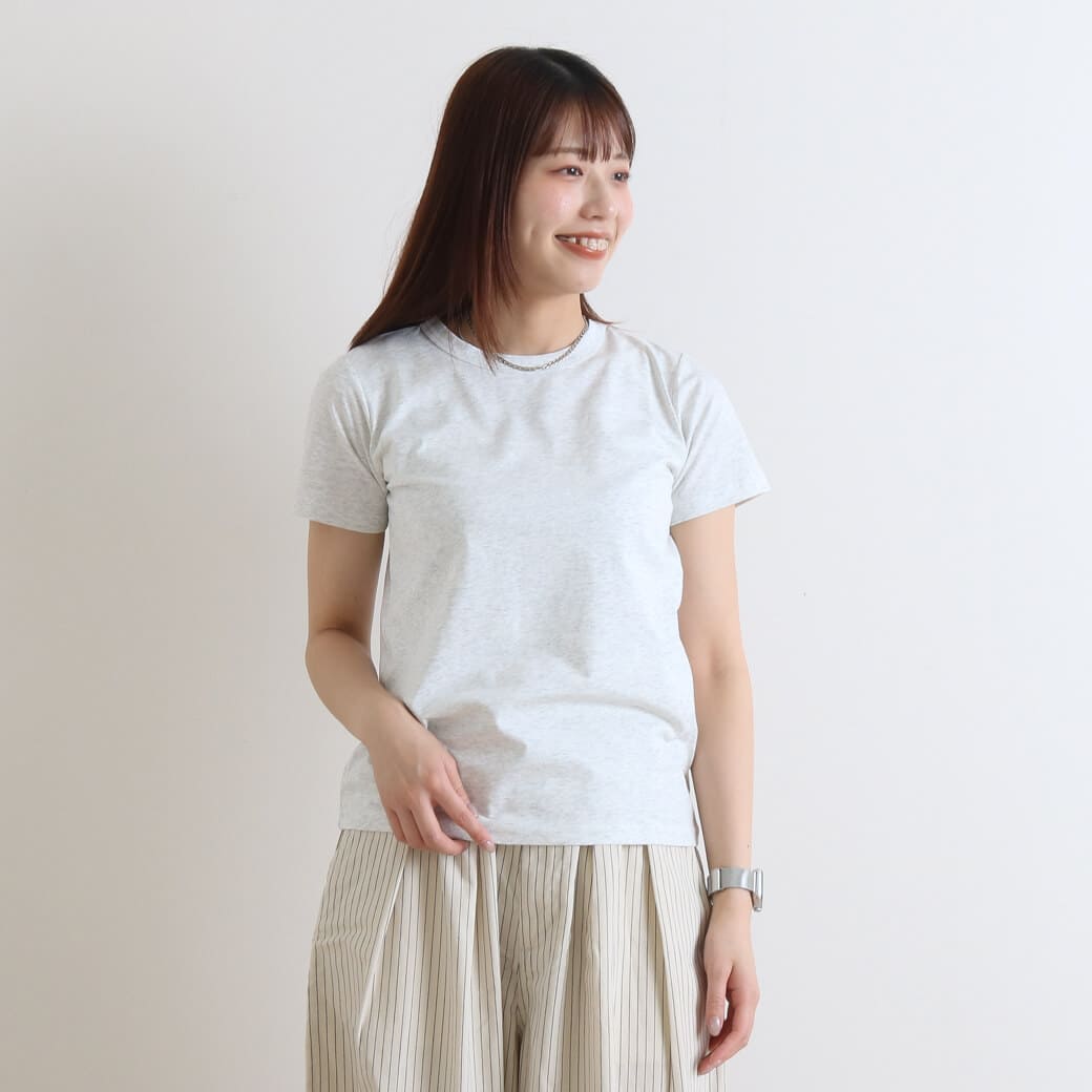 BORNFREE ORIGINALS ボーンフリーオリジナル 冷感クルーネックコンパクトTシャツ