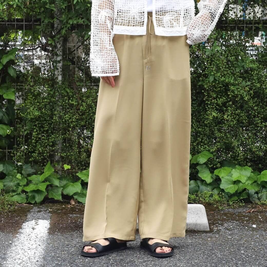 BORNFREE ORIGINALS ボーンフリー オリジナル センタープレスイージーワイドパンツ