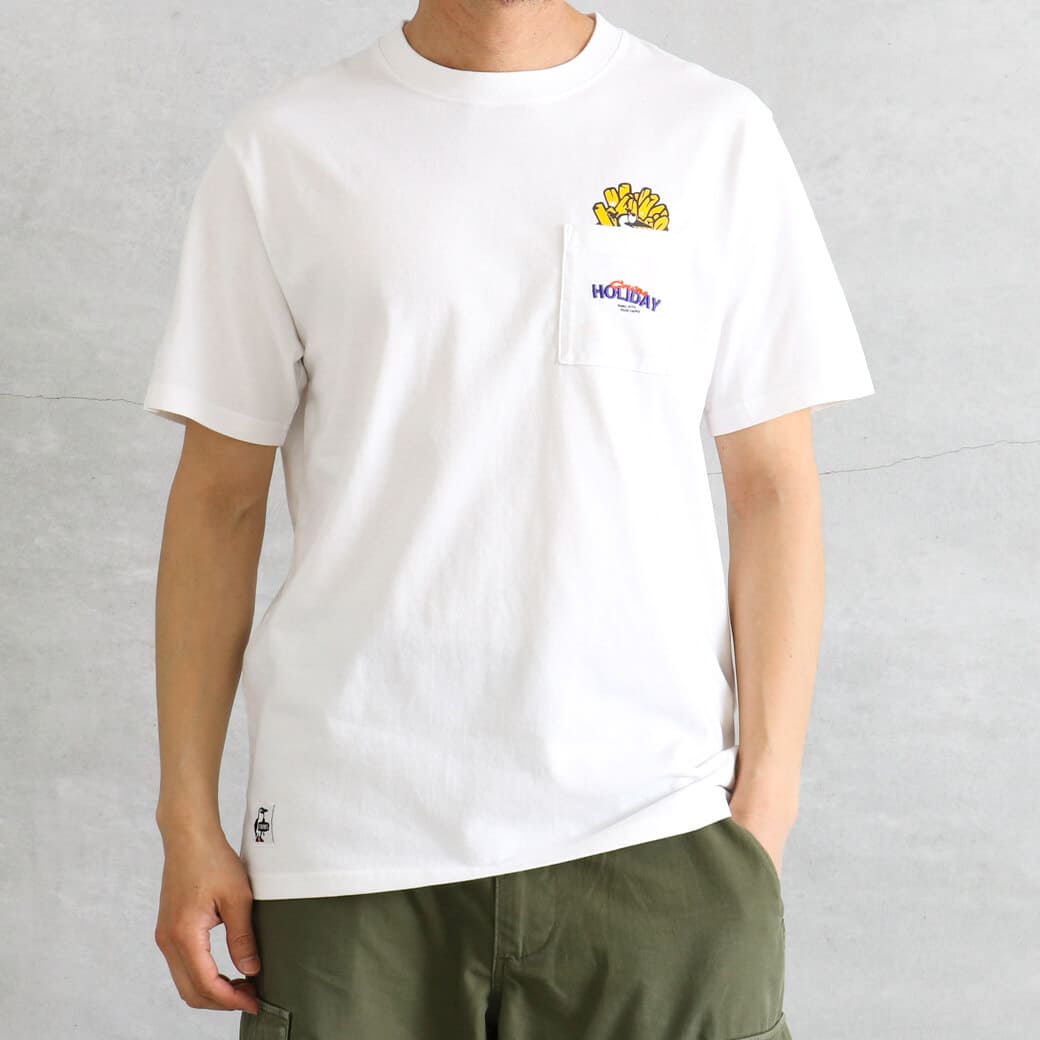 CHUMS チャムス アンチバグファストフードポケットTシャツ