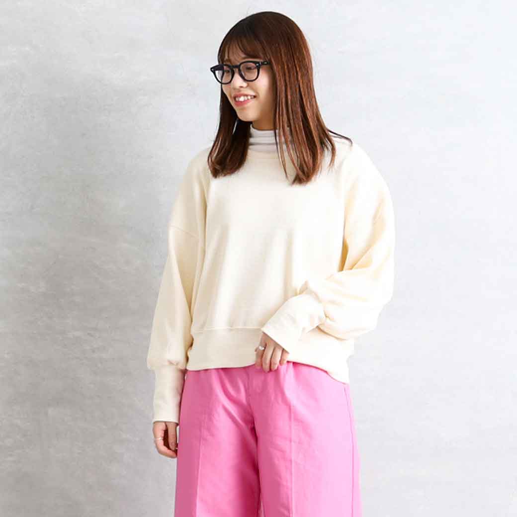 CREDONA　クレドナ　ワッフルボリュームロングスリーブTシャツ