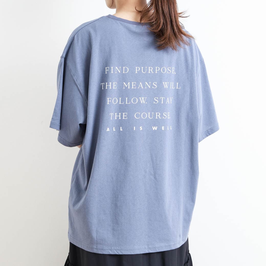 CREDONA クレドナ バックプリントTee