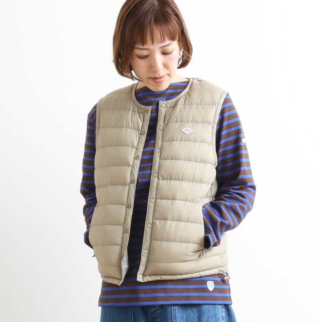 DANTON ダントン ナイロンタフタ インナーダウンベスト