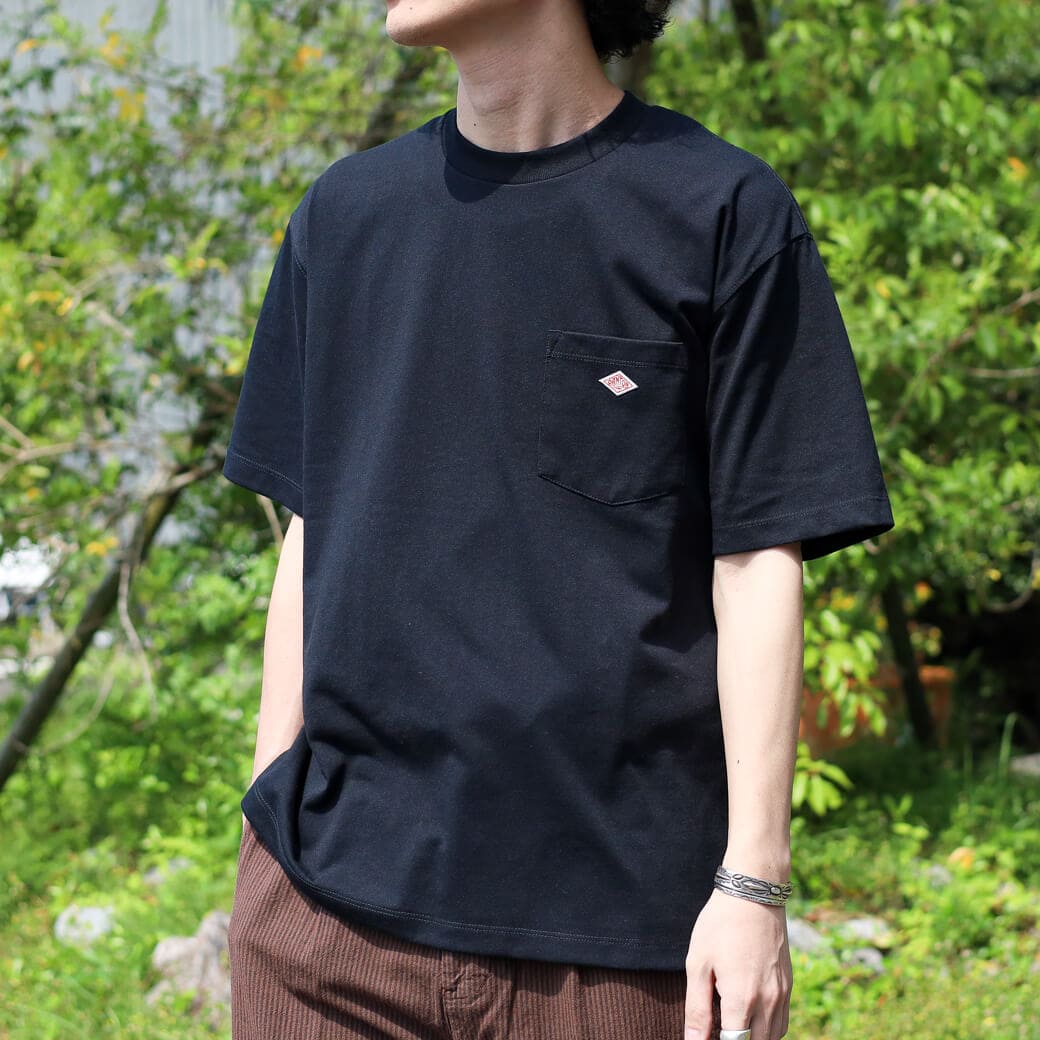 DANTON ダントン メンズ ショートスリーブ ポケットTシャツ プレーン