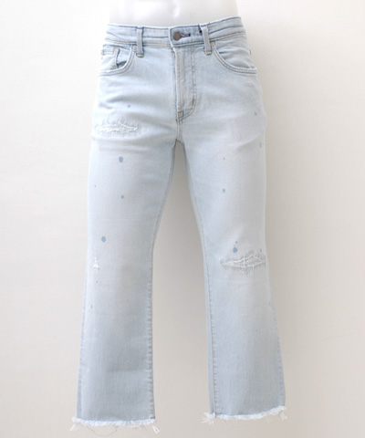 EDWIN／エドウィン E STANDARD ANKLE TAPERED アンクル テーパード 淡色ブルー ED52-8366 スーパーブリーチ