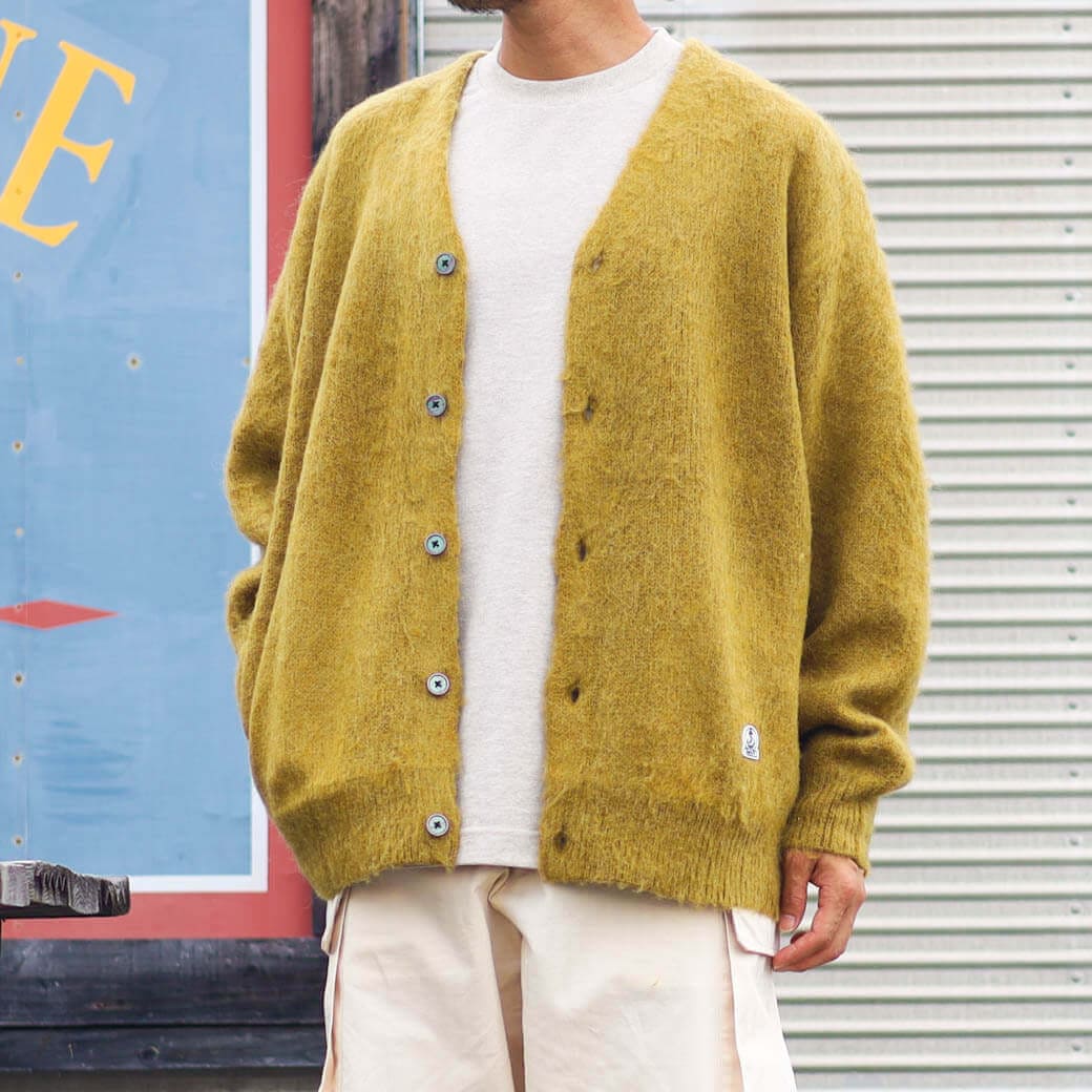 FIDELITY フィデリティ MOHAIR WOOL V CARDIGAN