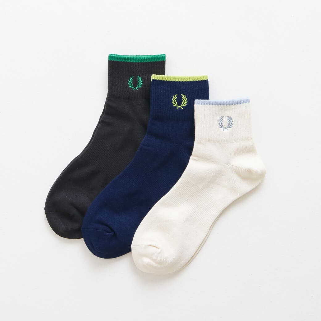 FRED PERRY フレッドペリー シングルティップドショートソックス