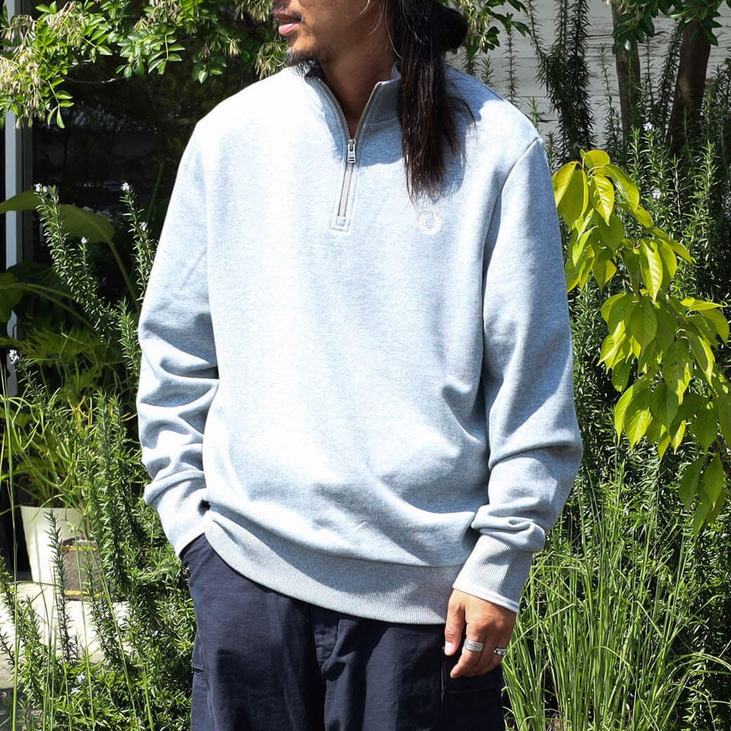 FRED PERRY フレッドペリー Half Zip Sweatshirt