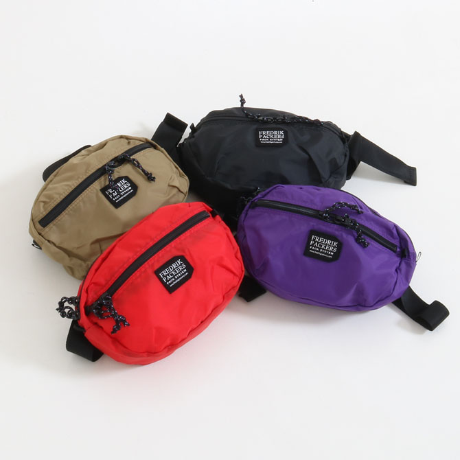FREDRIK PACKERS (フレドリックパッカーズ) 210D NYLON OXFORD ELLIPSE HIP PACK (210デニールナイロンオックスフォード エリプス ヒップパック)