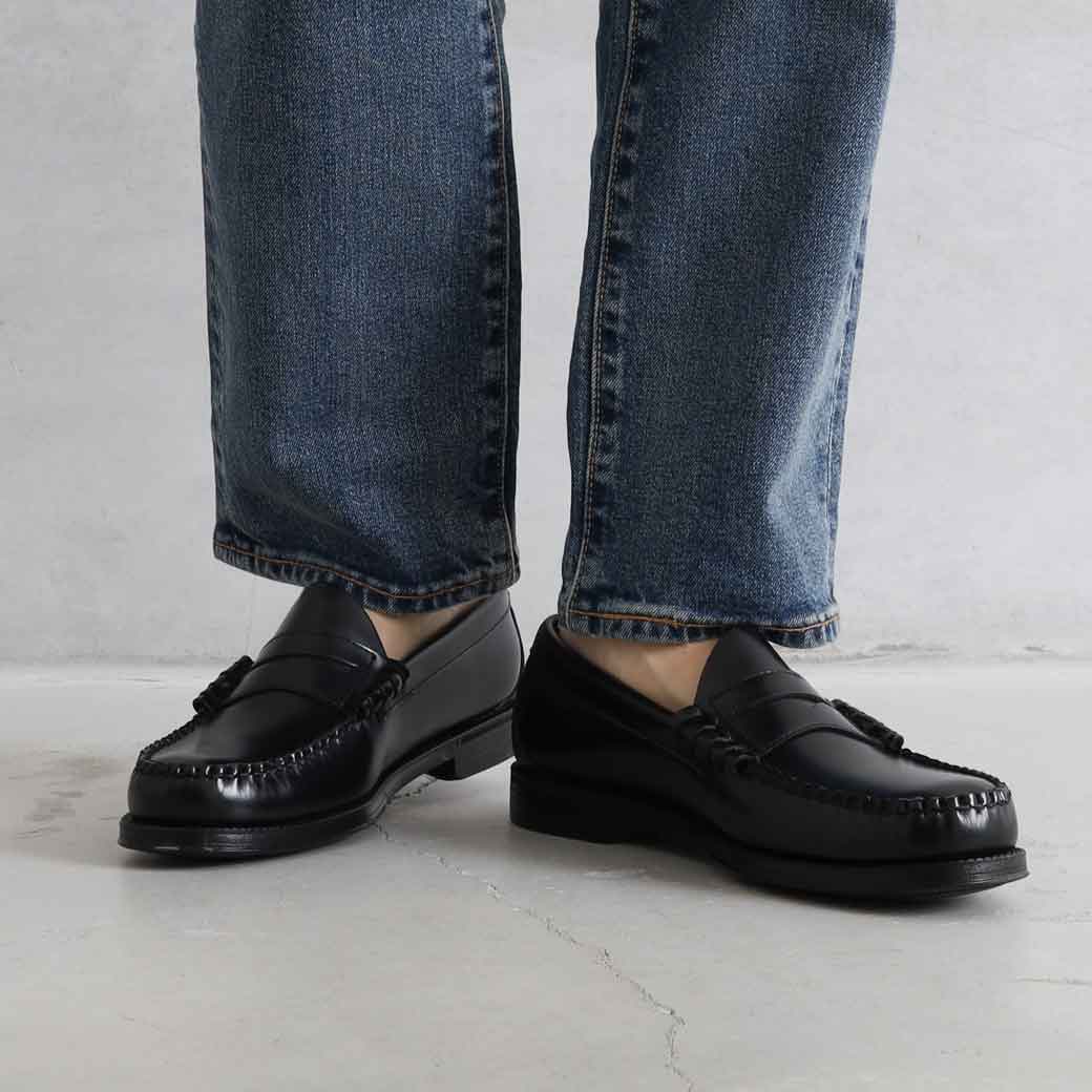 G.H.BASS ジーエイチバス BLACK RUBBER SOLE