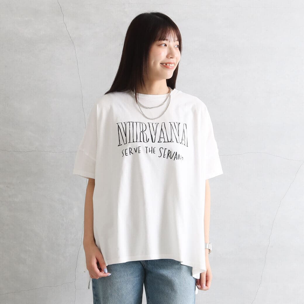 GOOD ROCK SPEED グッドロックスピード NIRVANA ニルヴァーナ Serve The Servants Dolman T-Shirt
