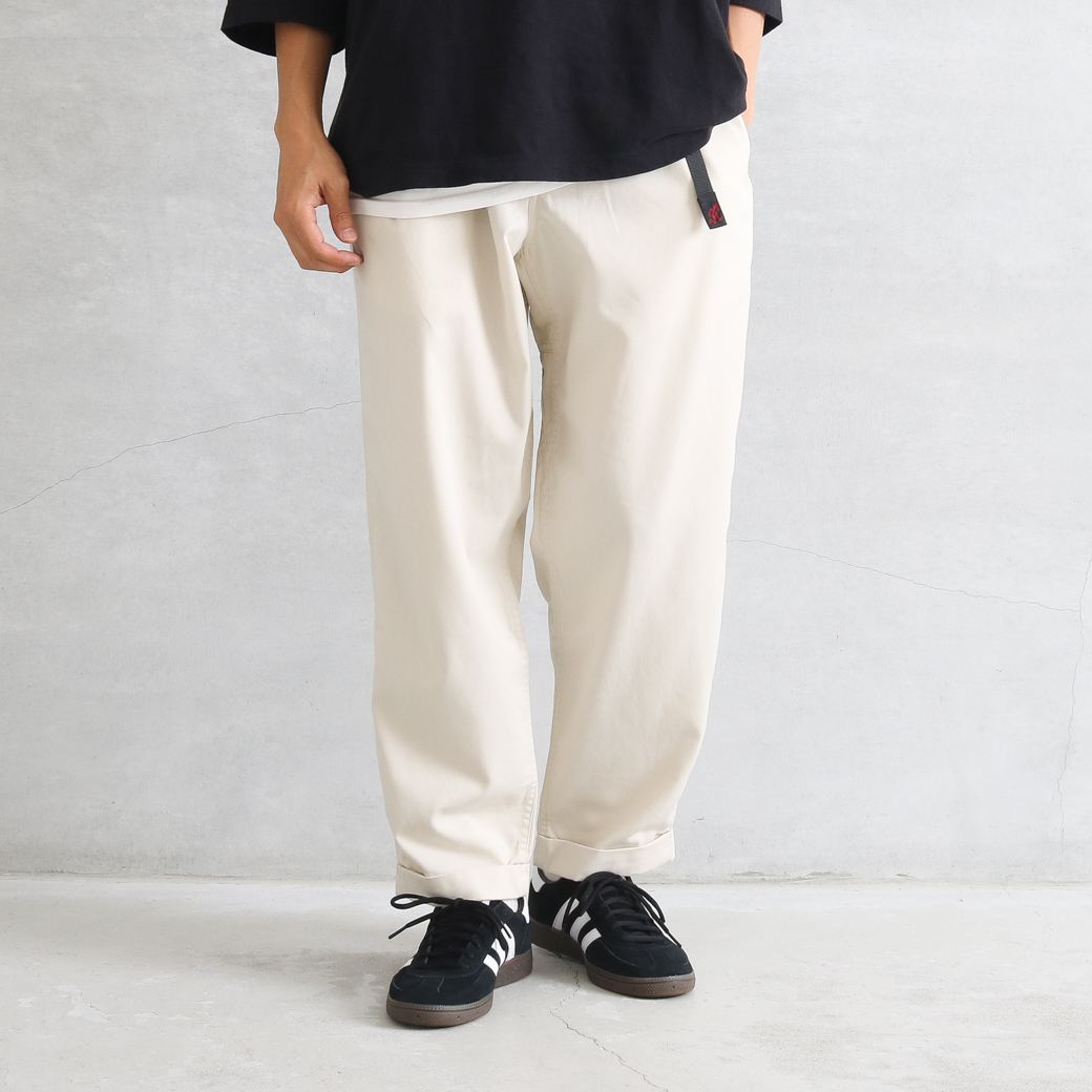 GRAMICCI グラミチ TC ツイル タック テーパード パンツ