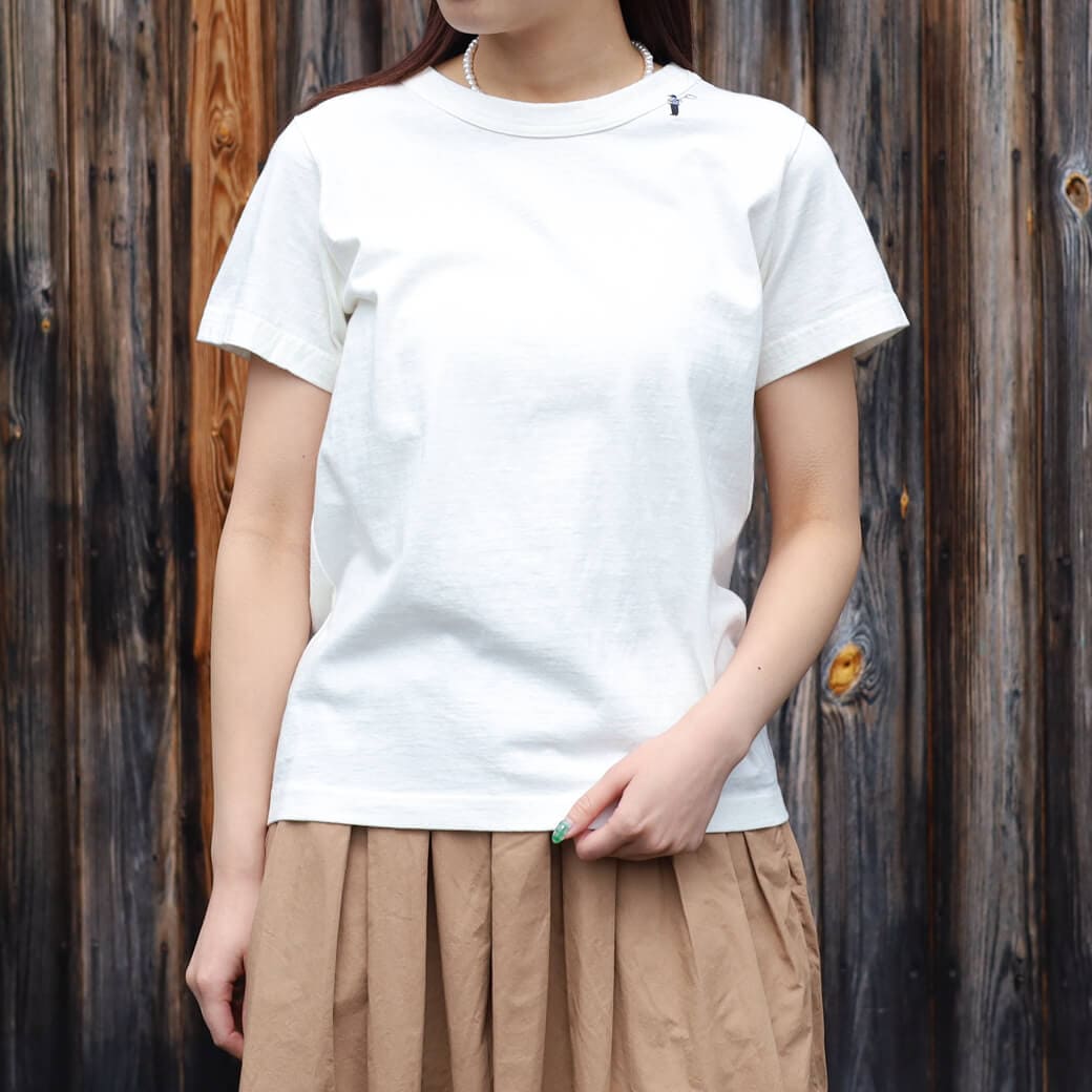 grin グリン M天竺 キャッチング刺繍 TEE