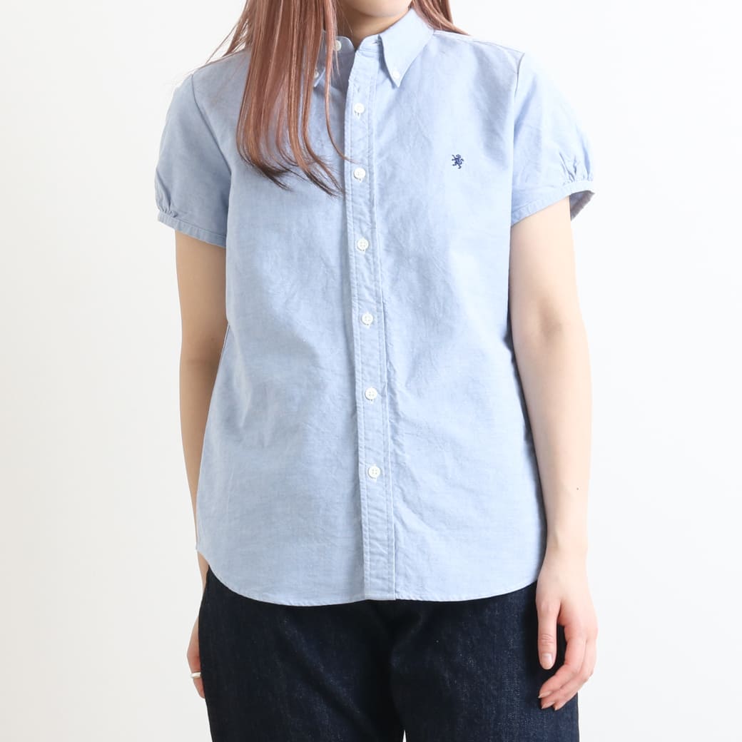 Gymphlex ジムフレックス オックスフォード フレンチスリーブシャツ