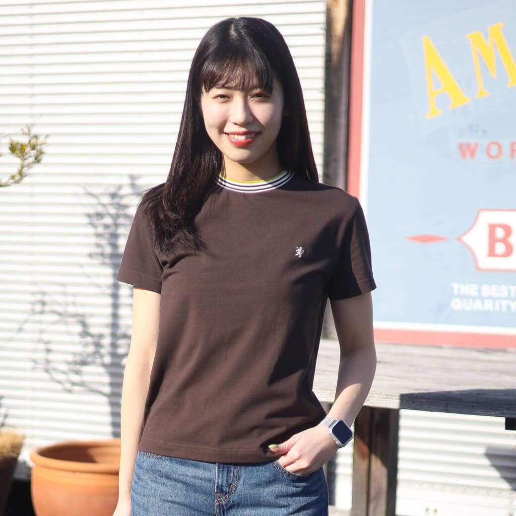 Gymphlex ジムフレックス クルーネック ニットライン Tシャツ