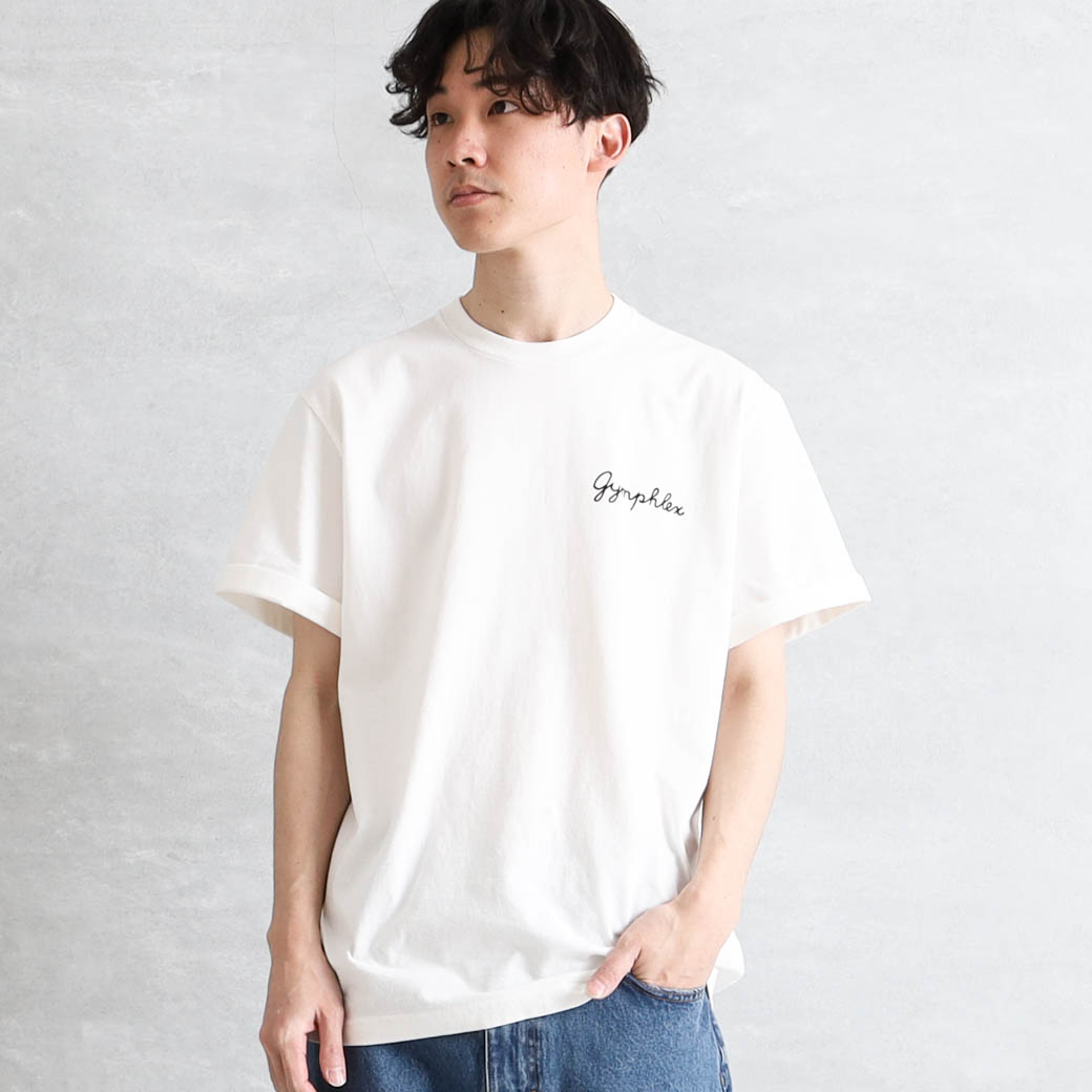 Gymphlex ジムフレックス コットンジャージークルーネックTシャツ