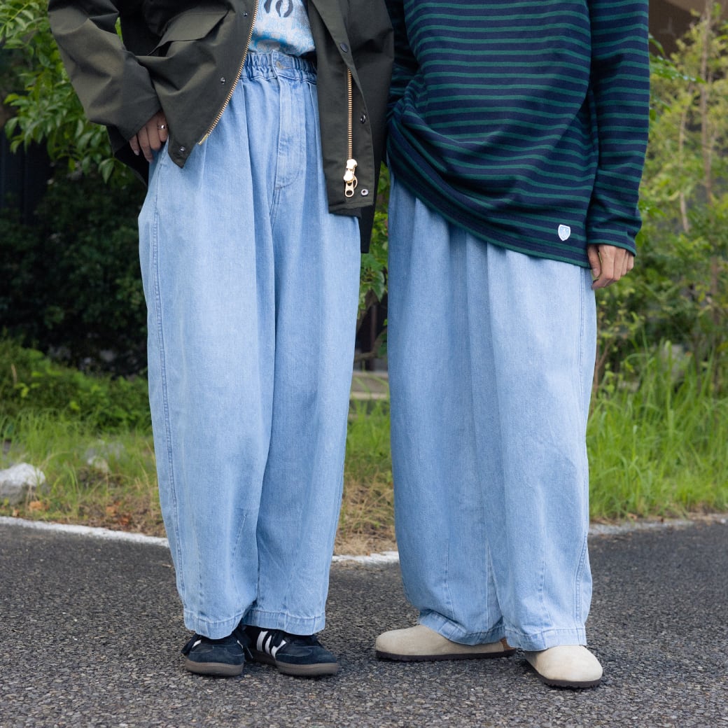 HARVESTY ハーベスティ デニムサーカスパンツ ナローシルエット