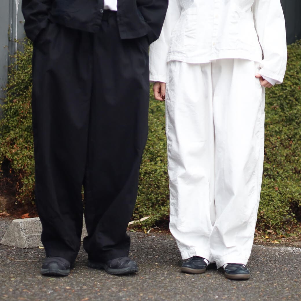 HARVESTY ハーベスティ レースサイド イージー サーカスパンツ