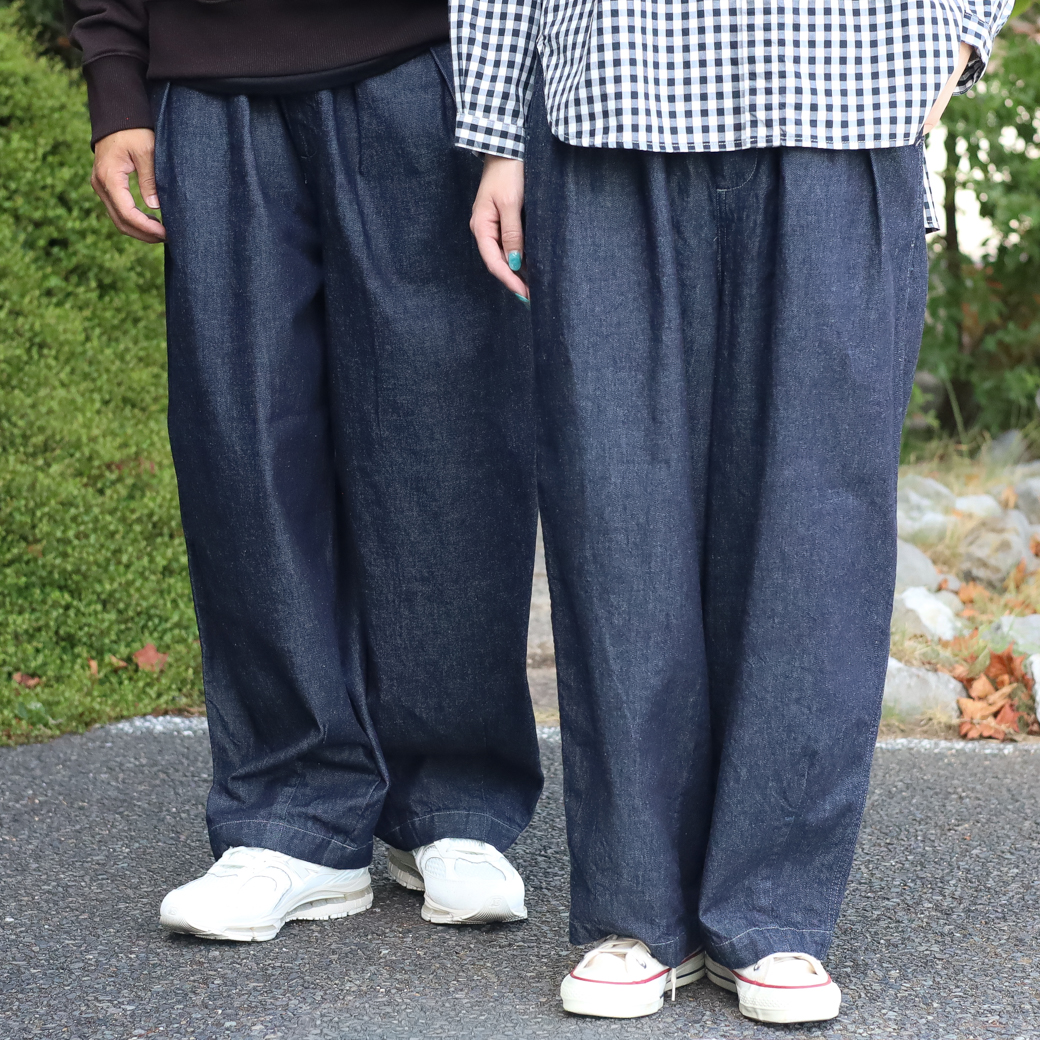 HARVESTY ハーベスティ デニムサーカスパンツ ナローシルエット A12628-98