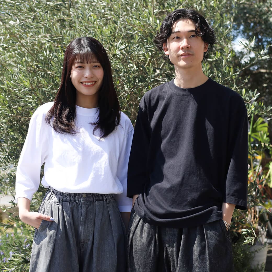 have a good day ハブアグッドデイ  丸胴 3/4 Tシャツ