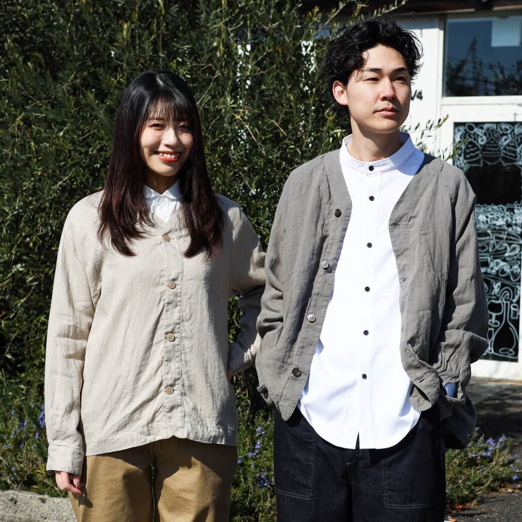 have a good day ハブアグッドデイ  リネンカーディガン