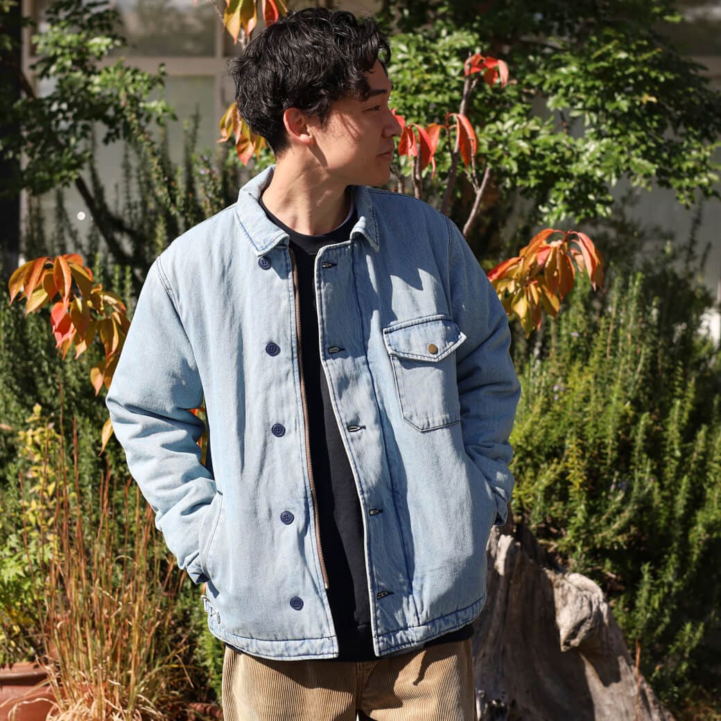 HOUSTON ヒューストン DENIM A-2 DECK JACKET