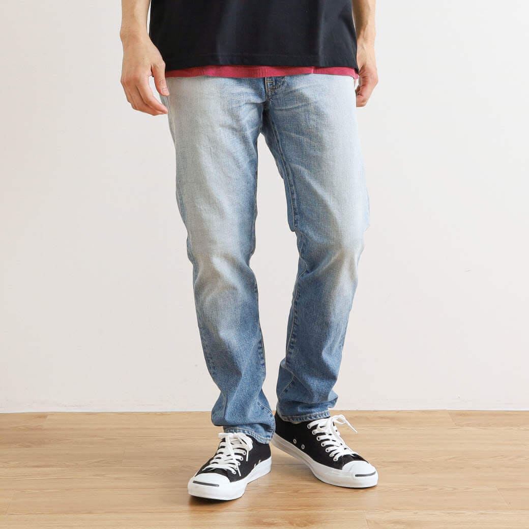 JAPAN BLUE JEANS ジャパンブルージーンズ　CALIF.×BORNFREE テーパードフィット