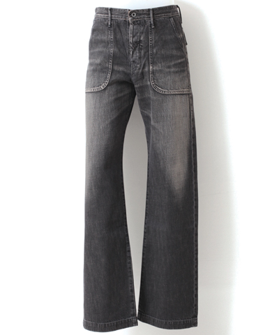KAPITAL 12oz 黒×キナリ デニム K56LP117