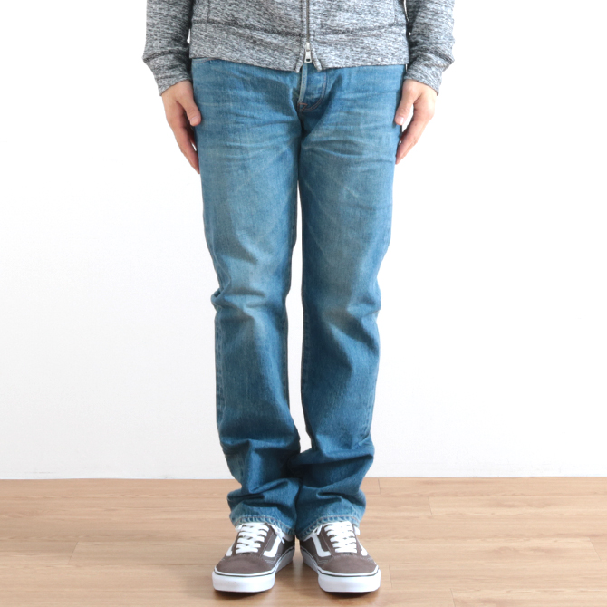 KURO（クロ） GRAPHITE SLIM STRAIGHT JEANS グラファイト 961860 VINTAGE WASH 008 ...