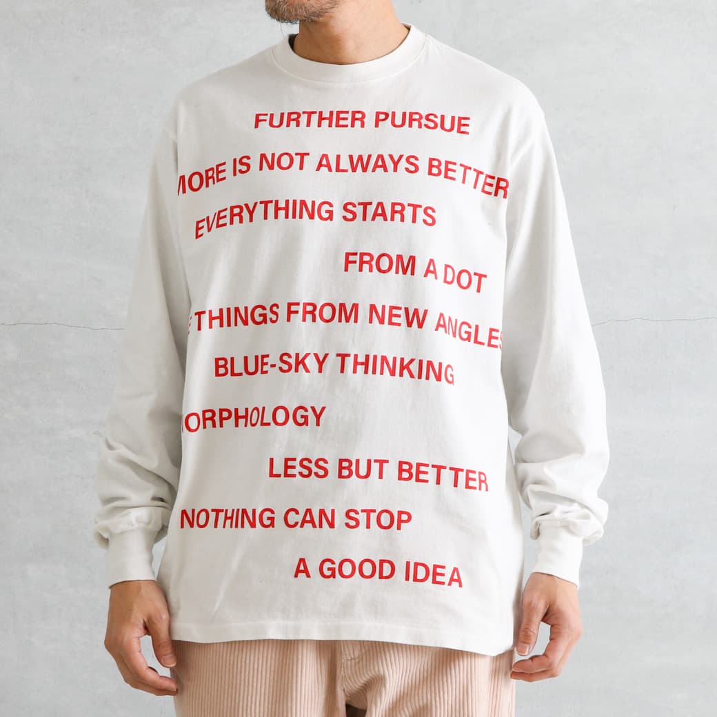 KURO クロ ラウンド シェイプ ダイ ロングスリーブ Tシャツ