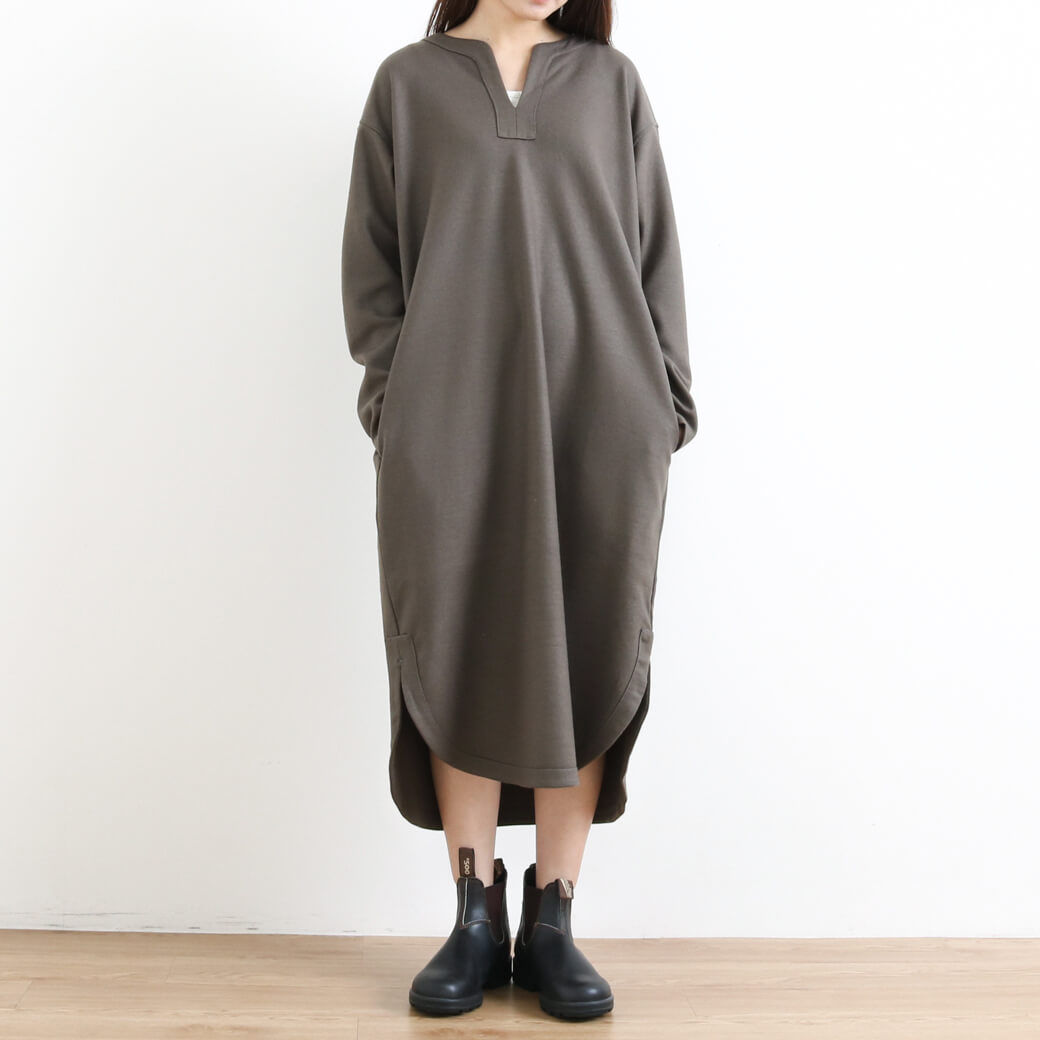 LE GLAZIK ル・グラジック ウールスキッパーチュニックワンピース