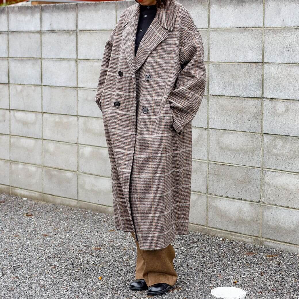 LE GLAZIK ル・グラジック リバーダブルブレストコート