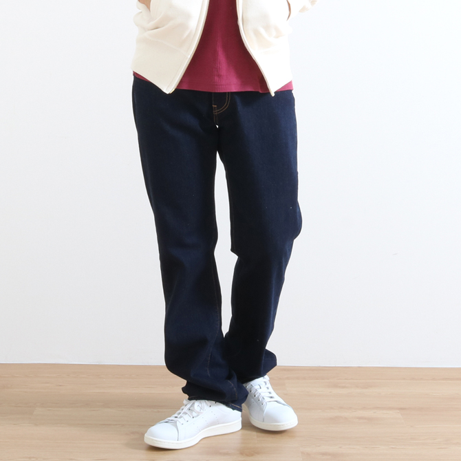 Levi's（リーバイス） 505 レギュラーフィット PREMIUM INDIGO 14.3oz 00505-1554 メンズ