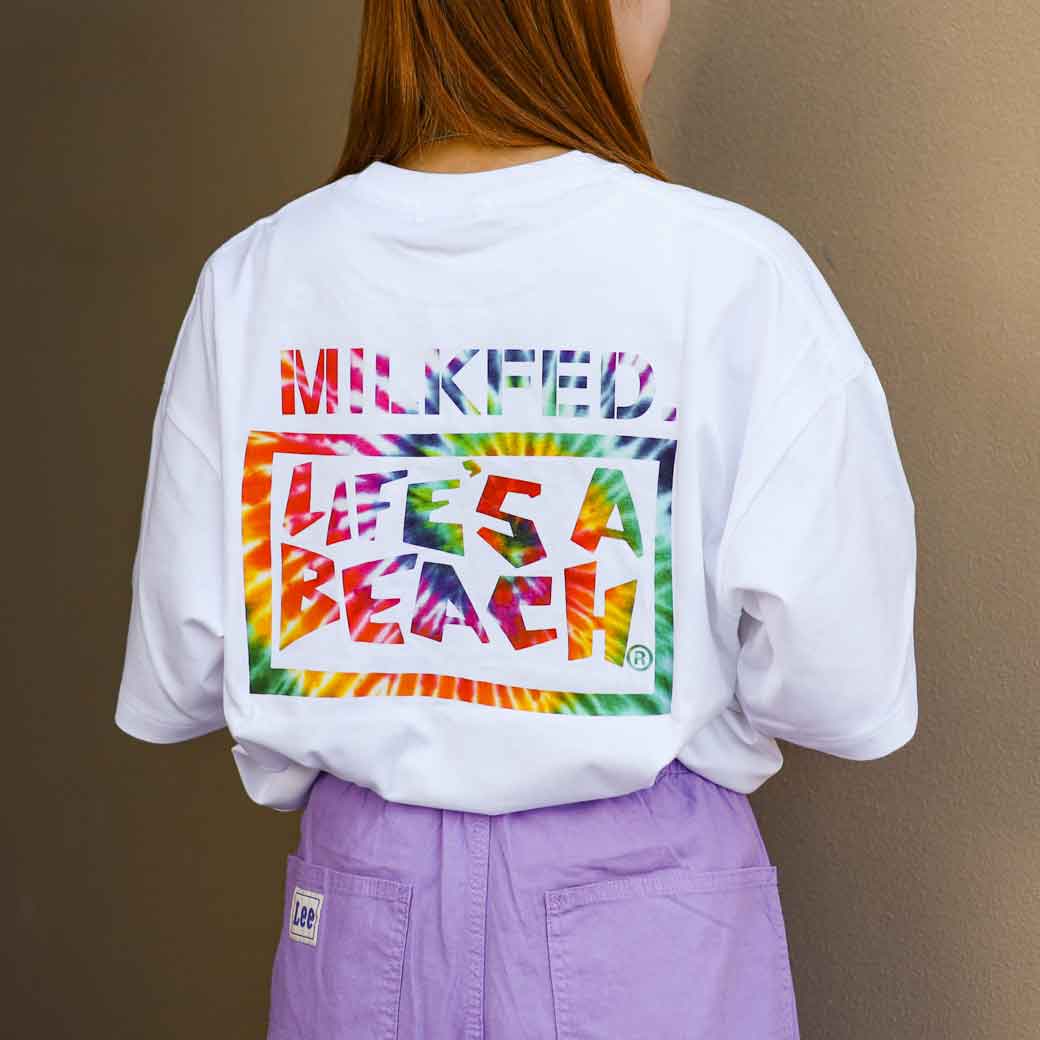 MILKFED. ミルクフェド ミルクフェド×ライフズアビーチショートスリーブティー