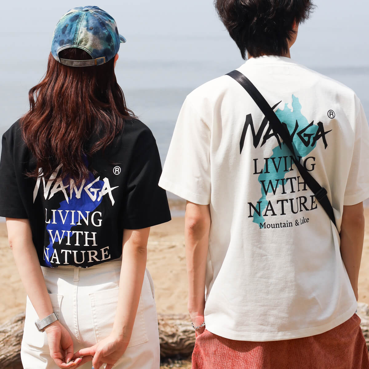 NANGA×BORN FREE　ナンガ×ボーンフリー 別注 TEE CS01