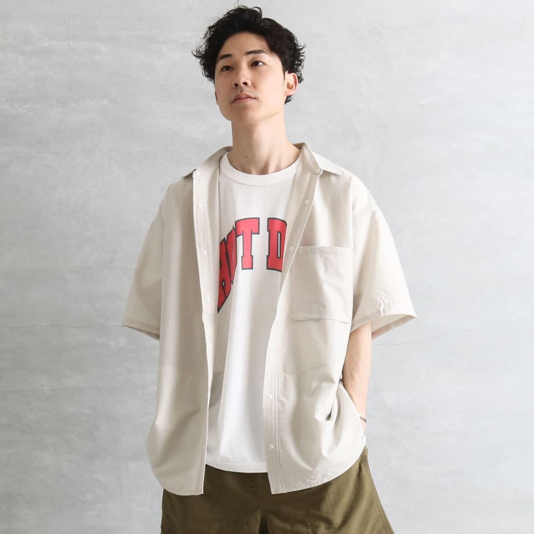 NANGA ナンガ ドットエア コンフィー ショートスリーブシャツ