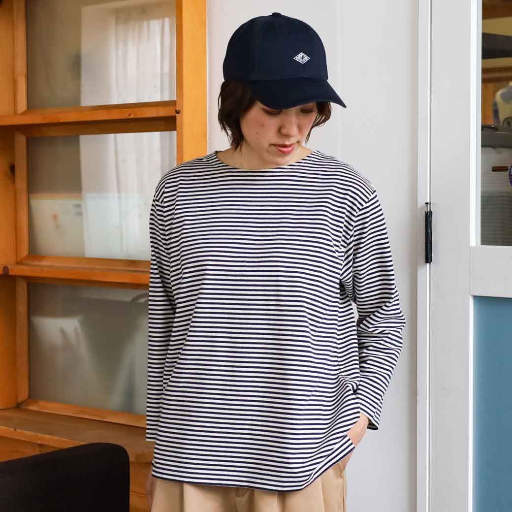 NATURAL LAUNDRY ナチュラルランドリー トラッドボーダーバスクTシャツ
