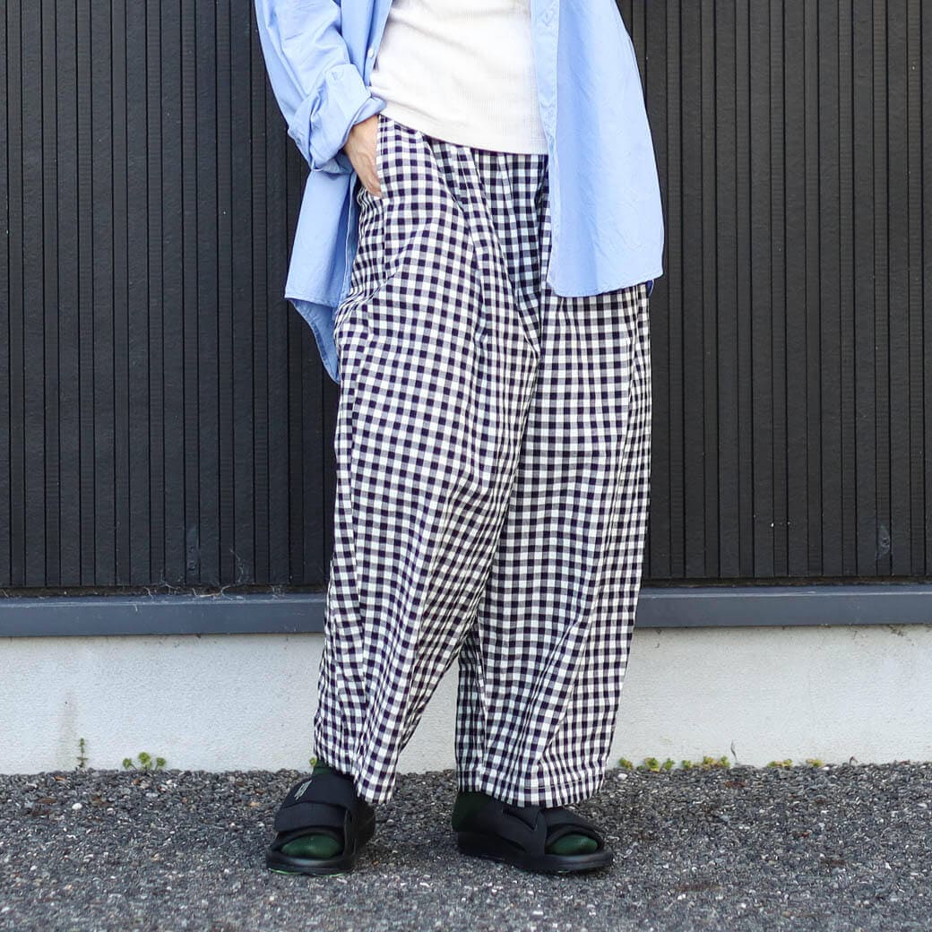 NATURAL LAUNDRY ナチュラルランドリー コードシャンブレーエッグパンツ