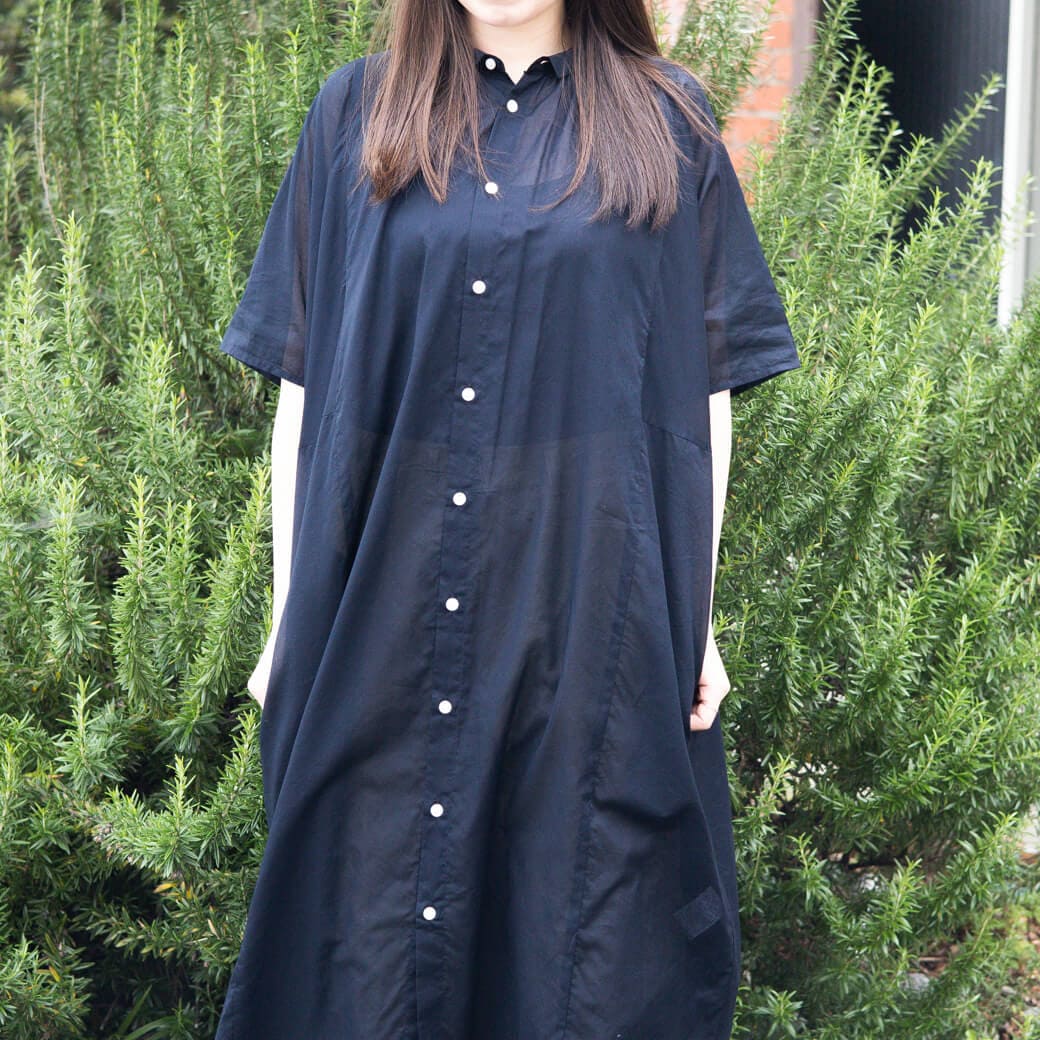 NATURAL LAUNDRY ナチュラルランドリー 80ローン ワイドワンピース