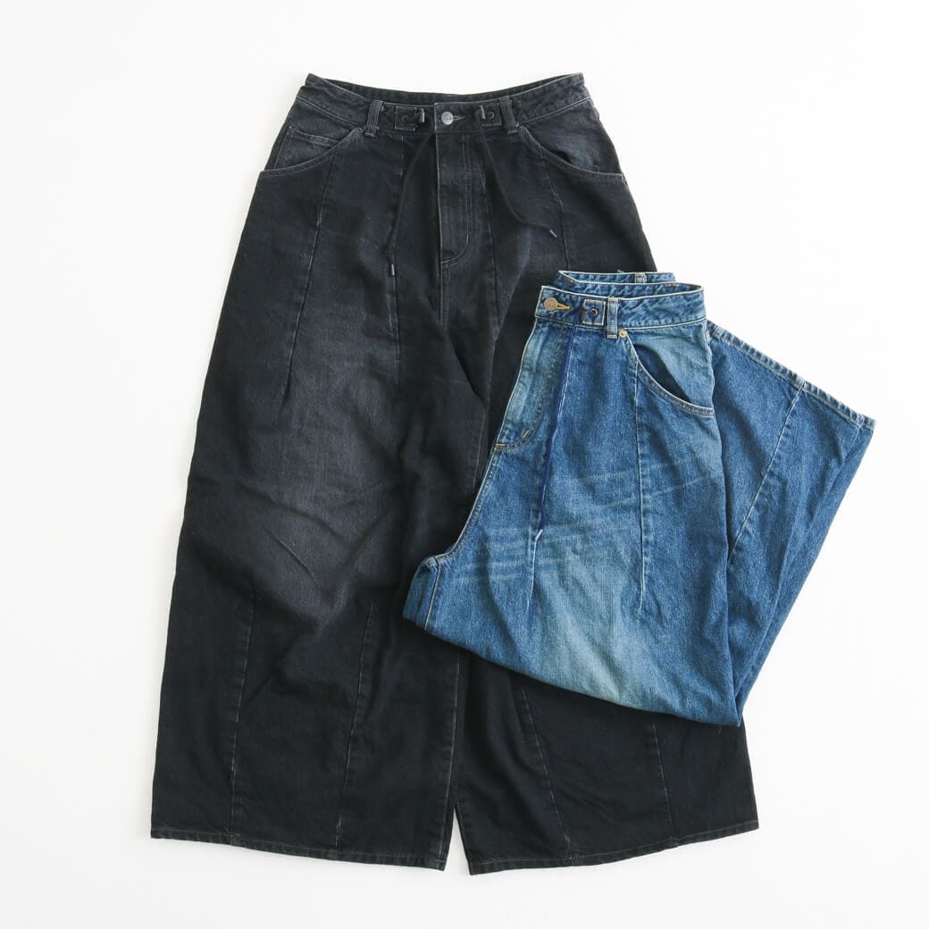 NEEDLES ニードルズ ヒザデル バギーパンツ12オンスデニム