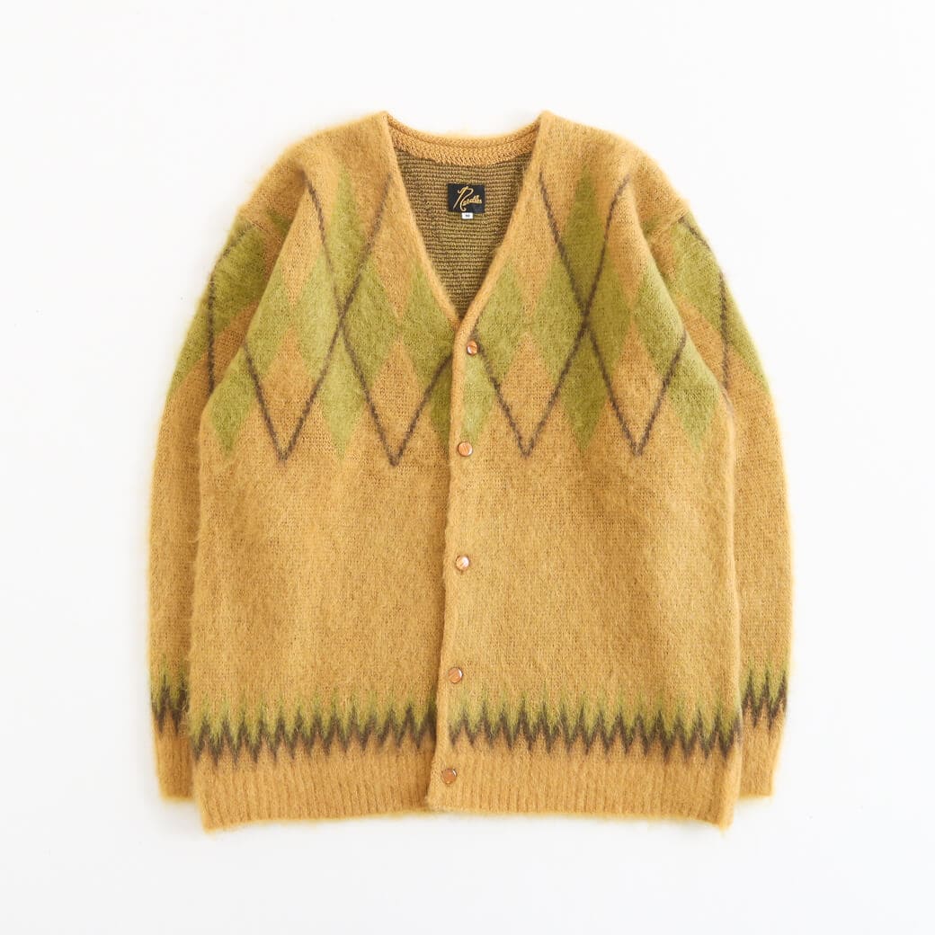 【1/4まで10％OFF】Needles ニードルズ モヘア カーディガン アーガイル