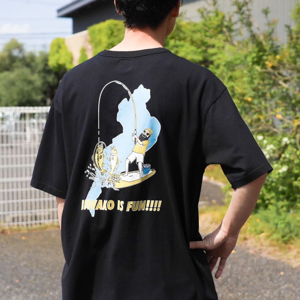 FUN for modem design おじさん×琵琶湖 別注半袖Tシャツ F-26SS253BF