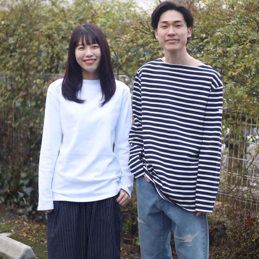 ORCIVAL オーシバル コットンロードフレンチバスクシャツ