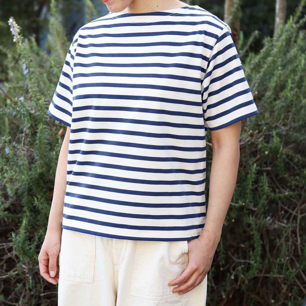 ORCIVAL オーシバル ボートネック ショートスリーブ