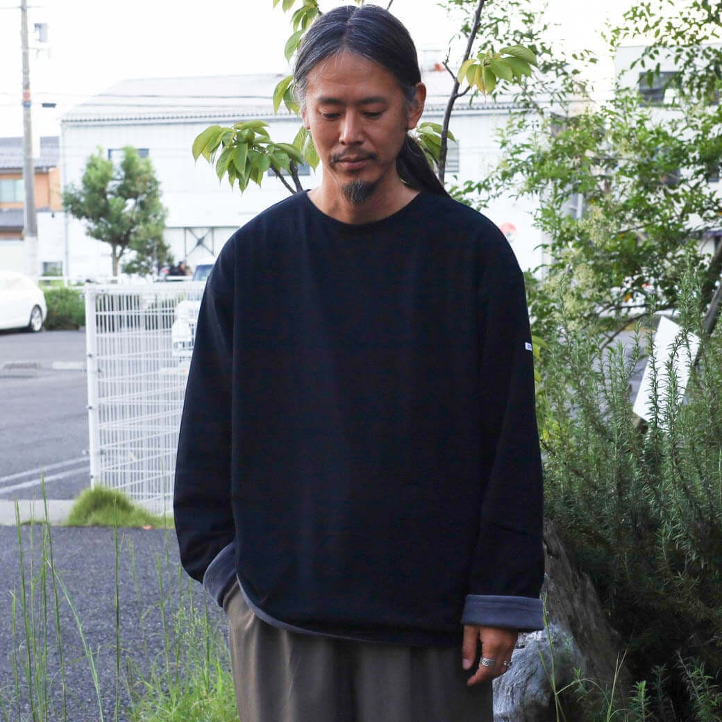 ORCIVAL オーシバル BOAT NECK L/S WIDE PULLOVER